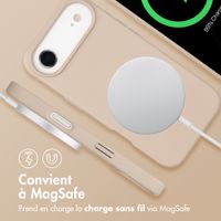 imoshion Coque arrière Color avec cordon amovible et MagSafe Apple iPhone Air - Nude