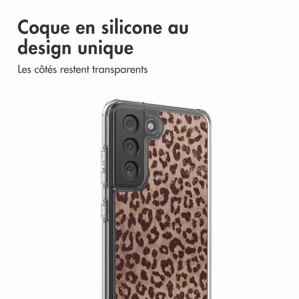 imoshion Coque Design Samsung Galaxy S21 FE - Leopard Mood