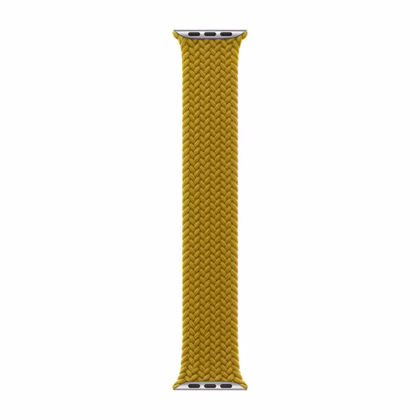 Apple Bracelet Solo tressé Apple Watch | 38/40/41/42 mm - Taille 1 - Chartreuse