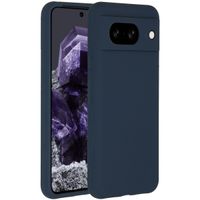 Accezz Coque Liquid Silicone Google Pixel 8 - Bleu foncé