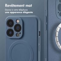 imoshion Coque Couleur avec MagSafe iPhone 13 Pro - Bleu foncé