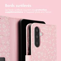 imoshion Étui de télephone portefeuille Design Samsung Galaxy A56 - Pink Bazaar Flowers