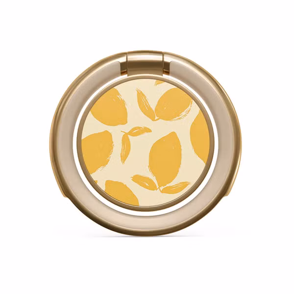 Burga Ringholder Gold - Bague téléphone - Lemon Tart