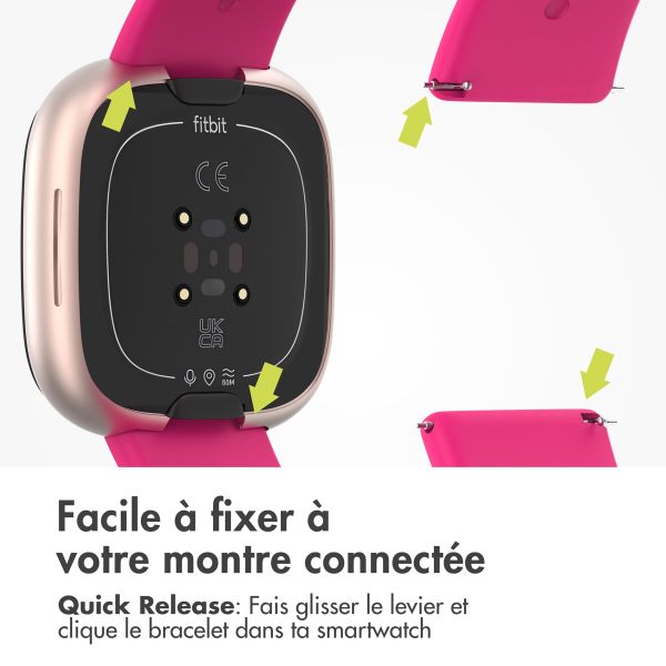imoshion Bracelet silicone Fitbit Versa / Versa 2 / Versa Lite - Taille S - Rose