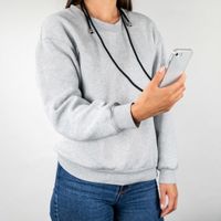 imoshion Coque arrière transparente avec cordon Samsung Galaxy A50 / A30s - Noir