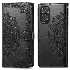 imoshion Etui de téléphone portefeuille Mandala Xiaomi Redmi Note 11 Pro - Noir