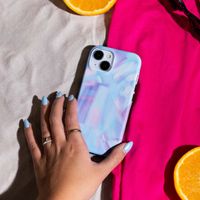 Selencia Coque arrière Vivid Tough avec MagSafe iPhone 15 Pro Max - Holographic Blue Dream