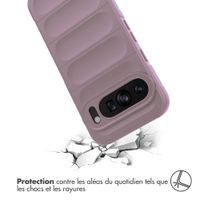 imoshion Coque arrière EasyGrip Google Pixel 9 / 9 Pro - Violet