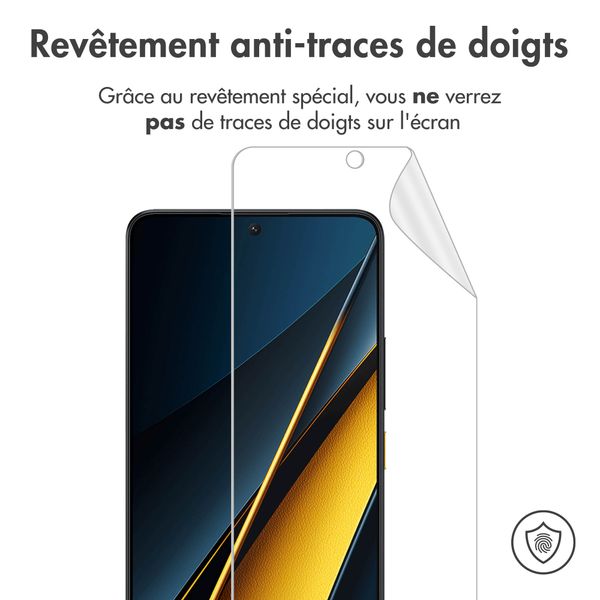 imoshion Protection d'écran Film 3 pack Xiaomi Redmi Note 13 Pro (5G) / Poco X6 - Transparent