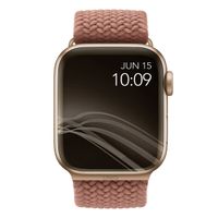 Uniq Bracelet tressé Aspen Apple Watch Series 1 t/m 11 / SE / Ultra (44/45/46/49 mm) - Grapefruit Pink