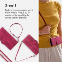 imoshion Etui de télephone portefeuille avec cordon Apple iPhone 13 - Rouge