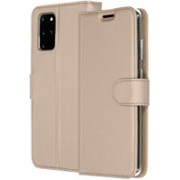 Accezz Étui de télephone Wallet Samsung Galaxy S20 Plus - Doré