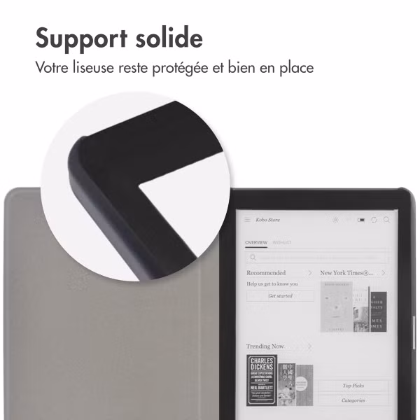 imoshion ﻿Design Slim Hard Sleepcover Kobo Clara HD - Blossom