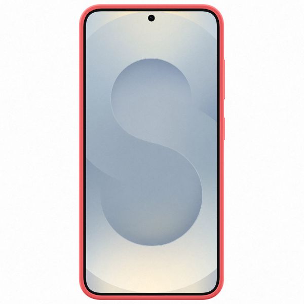 Samsung Original Coque en silicone Samsung Galaxy S25 - Rouge