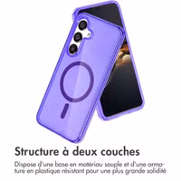 imoshion Coque Pailletée avec MagSafe Samsung Galaxy S25 Plus - Violet