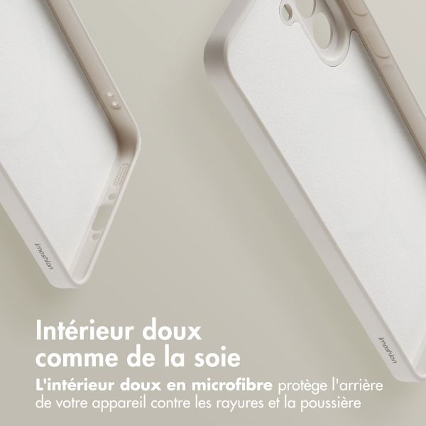 imoshion Coque Couleur avec MagSafe Samsung Galaxy A36 - Beige