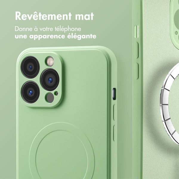 imoshion Coque Couleur avec MagSafe iPhone 13 Pro Max - Vert