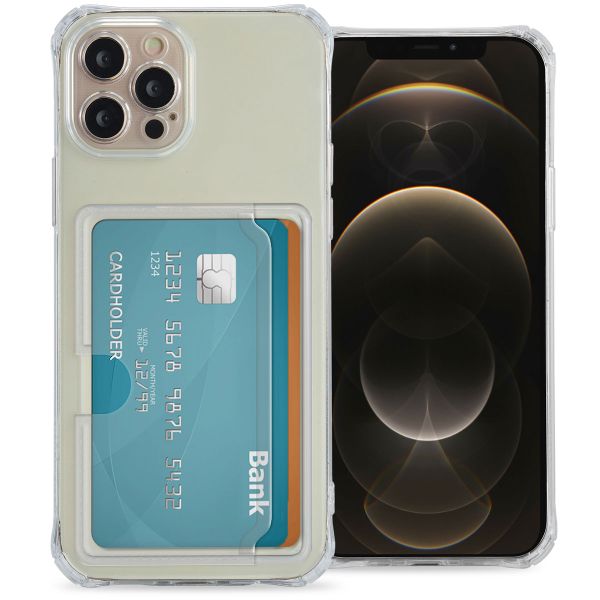 imoshion Coque silicone avec porte-cartes iPhone 12 Pro - Transparent