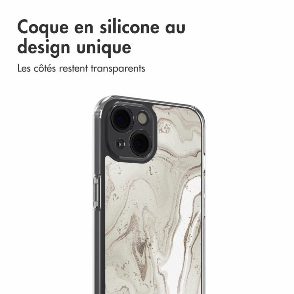imoshion Coque Design Apple iPhone 13 - Sandy Marble