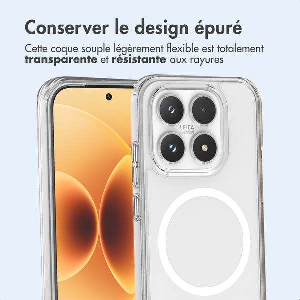 imoshion Coque arrière de protection avec MagSafe Xiaomi 17 - Transparent