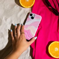 Selencia Coque arrière Vivid Tough iPhone 11 - Pastel Lipstick Marble