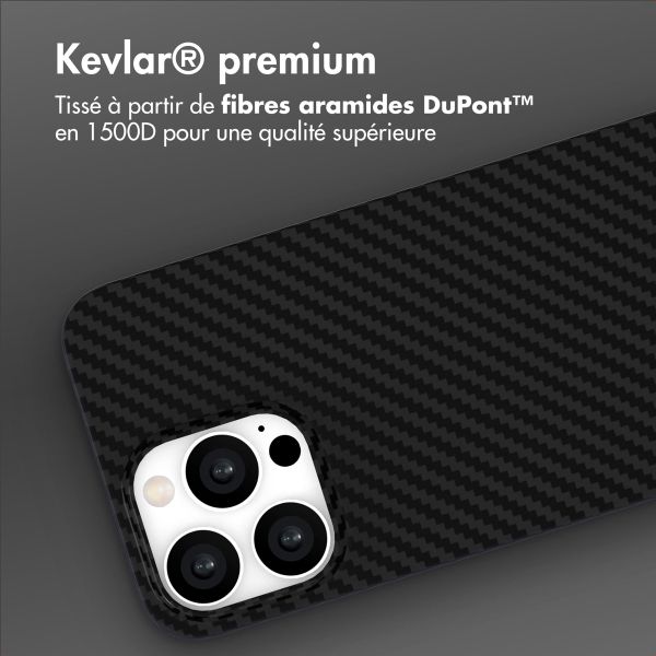 Accezz Coque Kevlar MagSafe Apple iPhone 14 Pro - Noir