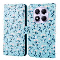 imoshion Étui de télephone portefeuille Design Xiaomi Redmi Note 14 Pro (4G) - Blue Flowers