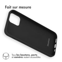 imoshion Coque Couleur iPhone 12 (Pro) - Noir