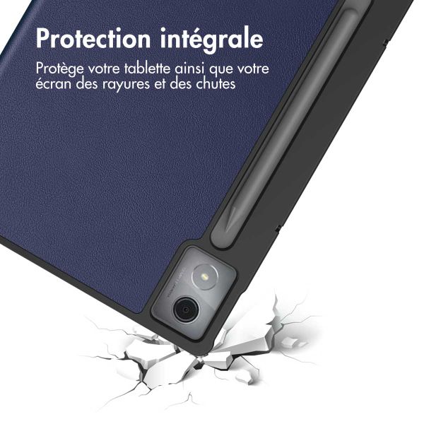 imoshion Coque tablette Trifold Lenovo Idea Tab Pro - Bleu foncé