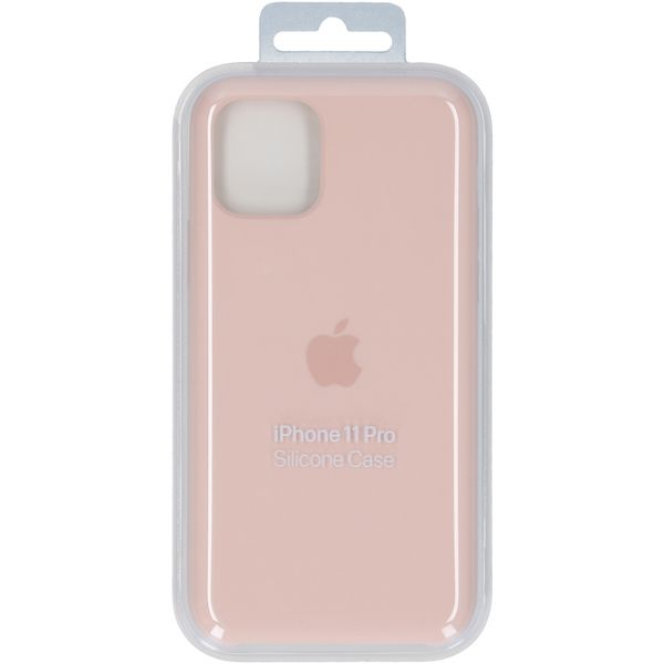 Apple Coque en silicone Apple iPhone 11 Pro - Pink Sand