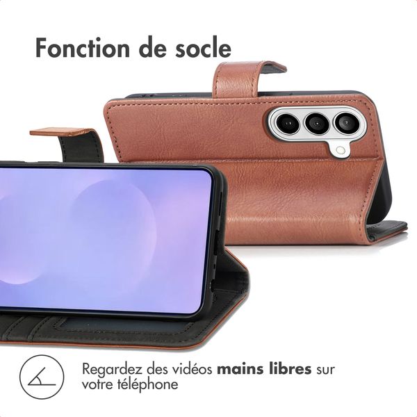 imoshion Étui de télephone portefeuille Samsung Galaxy S26 Plus - Marron