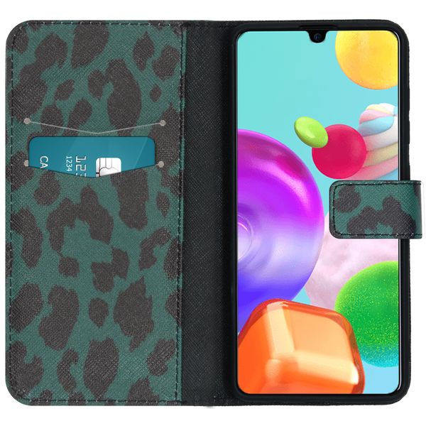 imoshion Coque silicone design Samsung Galaxy A41 - Green Leopard