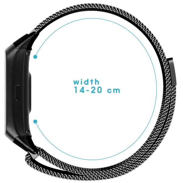 imoshion Milanais Watch bracelet le Samsung Galaxy Fit - Noir