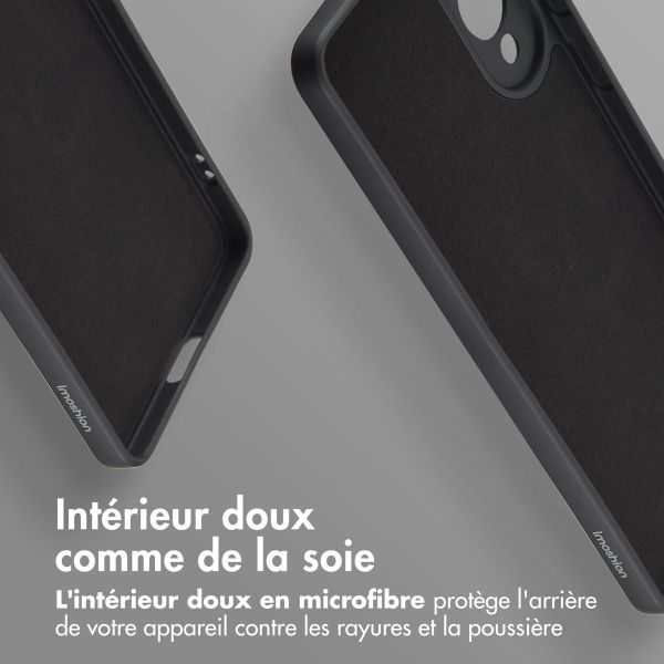 imoshion Coque Couleur avec MagSafe Samsung Galaxy S25 Edge - Noir