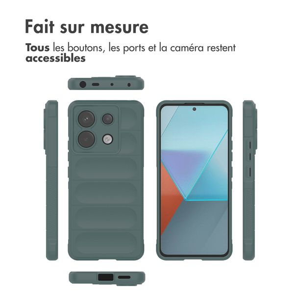 imoshion Coque arrière EasyGrip Xiaomi Poco X6 Pro - Vert foncé