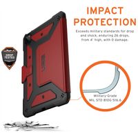 UAG Coque tablette Metropolis iPad Pro 11 (2022) / Pro 11 (2021) - Rouge