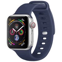 imoshion Bracelet en silicone Apple Watch Series 1-9 / SE - 38/40/41 mm / Series 10 - 42 mm - Bleu foncé