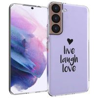 imoshion Coque Design Samsung Galaxy S22 - Live Laugh Love