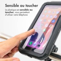 imoshion Support de téléphone pour vélo - Premium - résistant aux éclaboussures - boîtier solide - Noir