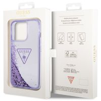 Guess Coque Liquid Glitter iPhone 14 Pro Max - Lila