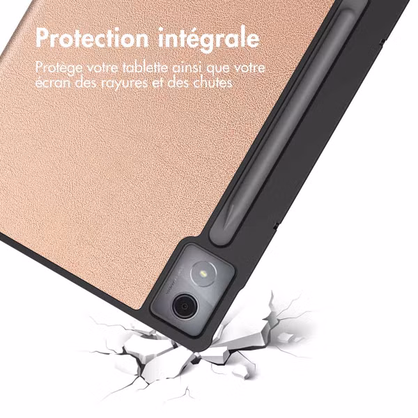 imoshion Coque tablette Trifold Lenovo Idea Tab Pro - Rose Gold