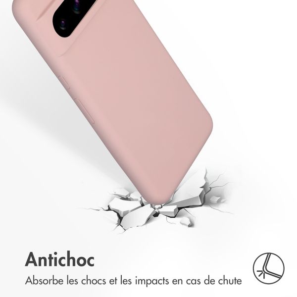 Accezz Coque Liquid Silicone Google Pixel 8 Pro - Rose