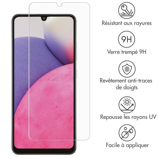 Accezz Protection d'écran en verre trempé 2-pack Samsung Galaxy A33