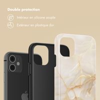 Selencia Coque arrière Vivid Tough iPhone 11 - Golden Beige Marble