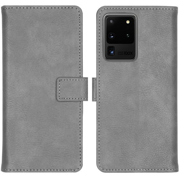 imoshion Étui de téléphone portefeuille Luxe Galaxy S20 Ultra - Gris