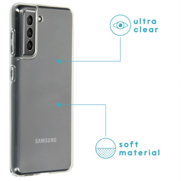 imoshion Softcase Back Cover Samsung Galaxy S21 - Transparent