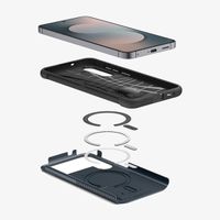 Spigen Coque Slim Armor MagSafe Samsung Galaxy S25 FE - Metal Slate