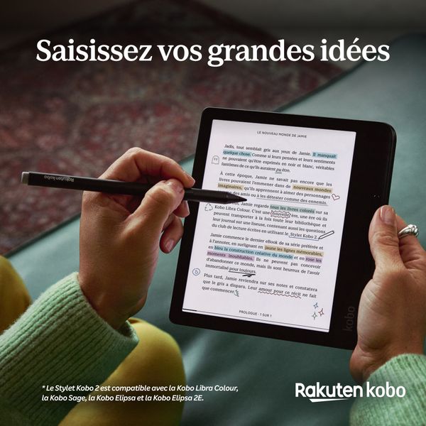 Kobo Stylus 2 - Noir