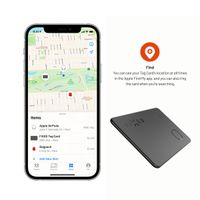 Fixed Tag Card - Tracker Bluetooth pour iOS - Noir