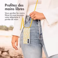 imoshion Coque Design avec cordon Samsung Galaxy A56 - Citrus Dream